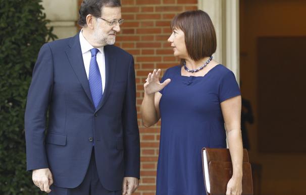 Armengol pide reunirse con Rajoy aprovechando su visita este sábado a Palma pero no obtiene respuesta