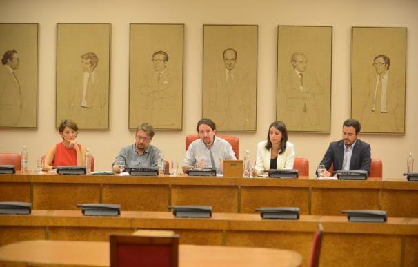 PNV, ERC, PDeCAT y Bildu saludan la asamblea pro referéndum de Podemos pero piden más concreción