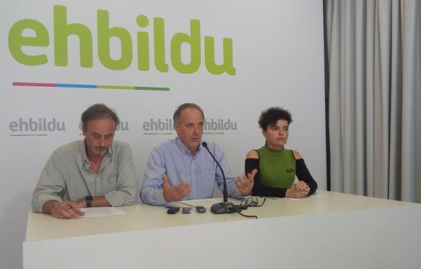 EH Bildu pide al Gobierno foral que no firme el convenio del TAV y dice que sería "una hipoteca para futuros acuerdos"