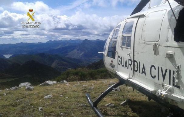 La Guardia Civil rescata a un montañero en Torre Bermeja de Posada de Valdeón (León)