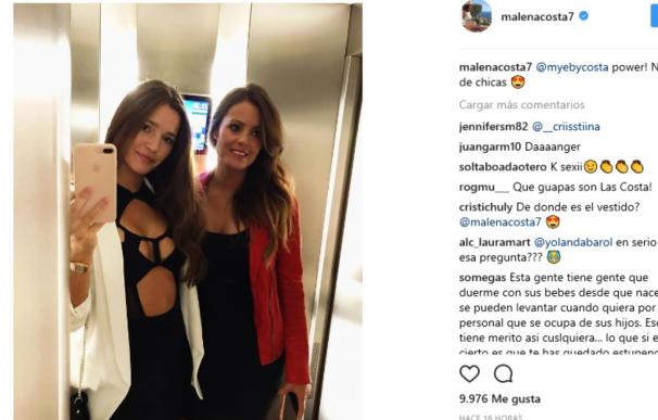 Los seguidores de Malena Costa se enfrentan por ella... ¿Debe salir una noche, debe ponerse ese vestido?...