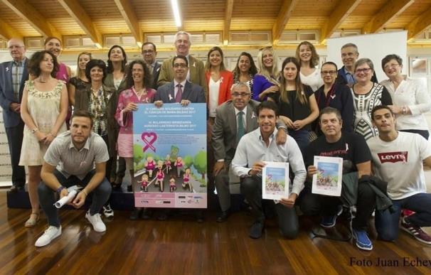 La IV Carrera solidaria contra el cáncer de mama reunirá a 10.000 corredores el 8 de octubre en Bilbao