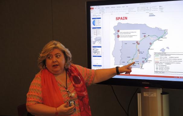 La eurodiputada Clara Aguilera asegura que habrá "un tren con la dignidad que merecen los granadinos"