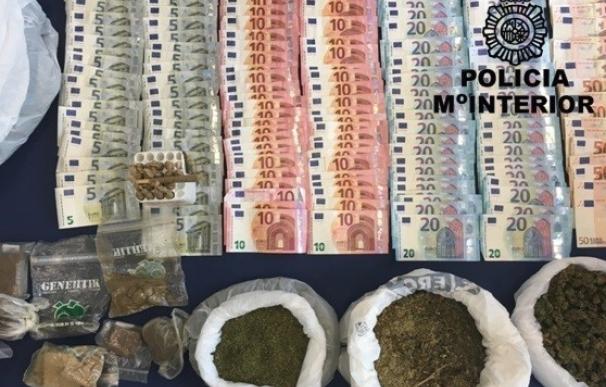La Policía Nacional clausura una asociación cannábica en Pamplona que vendía marihuana y hachís a menores