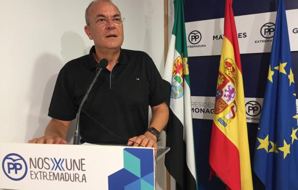 Monago (PP) reitera que para hablar de presupuestos de Extremadura antes se debe reunir a la comisión de seguimiento