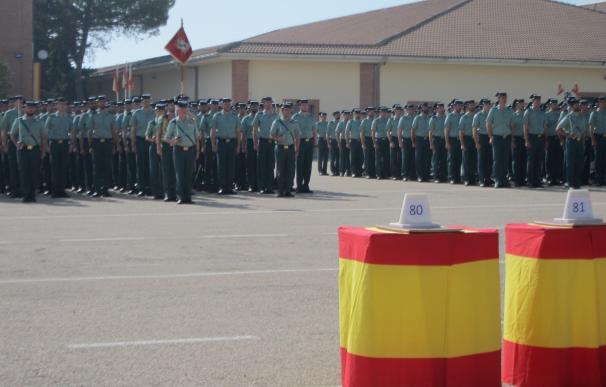 Unos 200 alumnos se incorporan al curso de Suboficial en la Academia de la Guardia Civil en Baeza