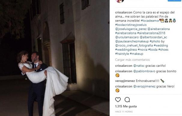 Los actores Cristina Alarcón y José Luis García Pérez ya son marido y mujer