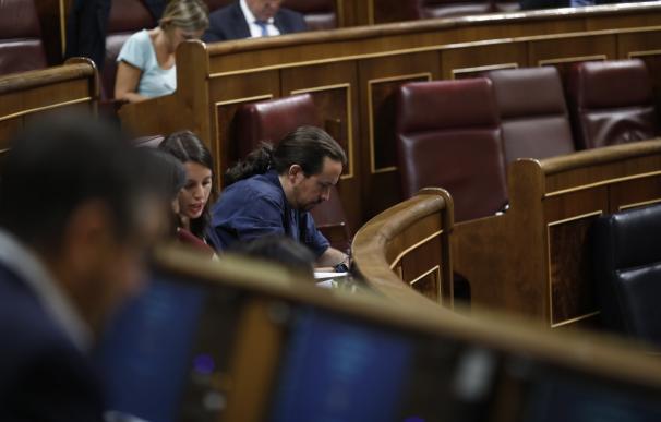 Iglesias acusa al PP de generar "escenarios prebélicos" y buscar "situaciones de desgracia" el 1-O en Cataluña