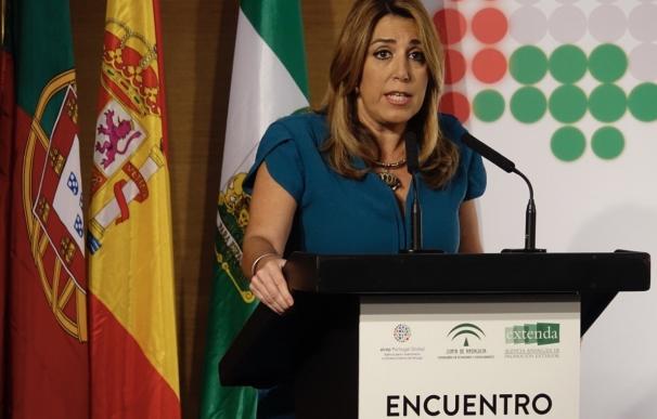 Susana Díaz anuncia que Andalucía cerrará el año con un crecimiento del 3%, siete décimas más de lo previsto