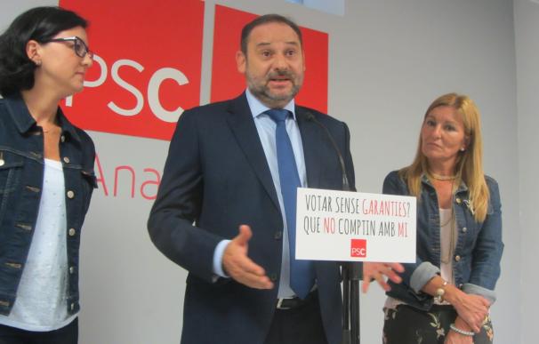 Ábalos (PSOE) apuesta por la reforma constitucional y un mayor autogobierno para Cataluña como solución