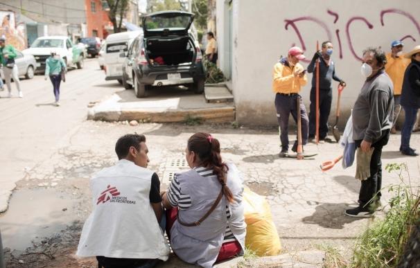 MSF lleva atención psicosocial a Ciudad de México para combatir el miedo, "la emoción predominante"