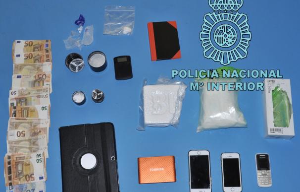 Detenida una pareja en Burgos dedicada al tráfico de drogas y a la que se incautó un kilo de cocaína