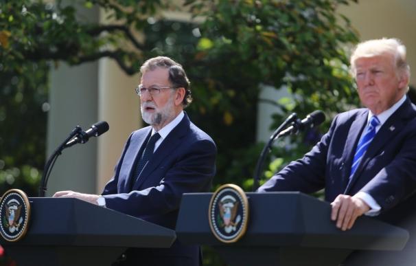 Rajoy exhibe sintonía con Trump y apuesta por intensificar la relación económica con EEUU