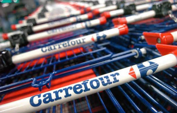 Carros de la compra de Carrefour.