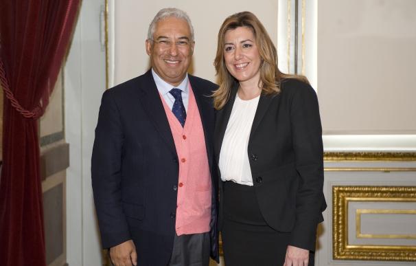 Susana Díaz comienza este martes un viaje oficial a Portugal, donde se reunirá con el primer ministro António Costa