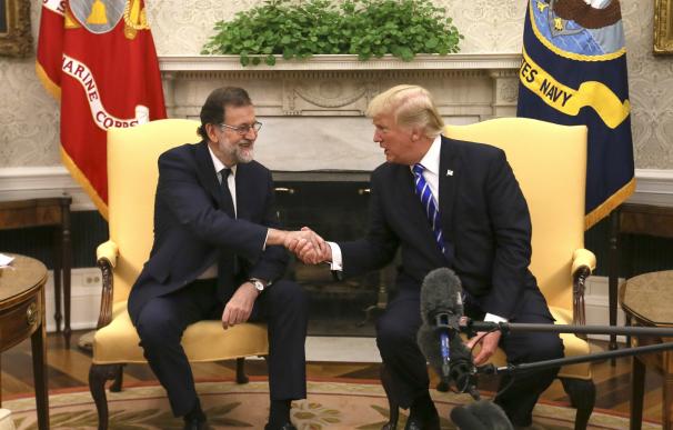 Rajoy y Trump 2