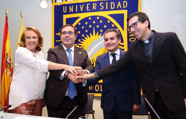 La UPO, Cáritas, Obra Social La Caixa y Fundación Persán firman la cuarta convocatoria de ayudas a estudiantes