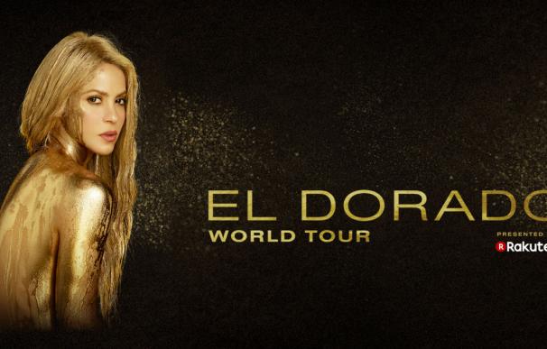Cartel de la gira 'El Dorado' de Shakira.