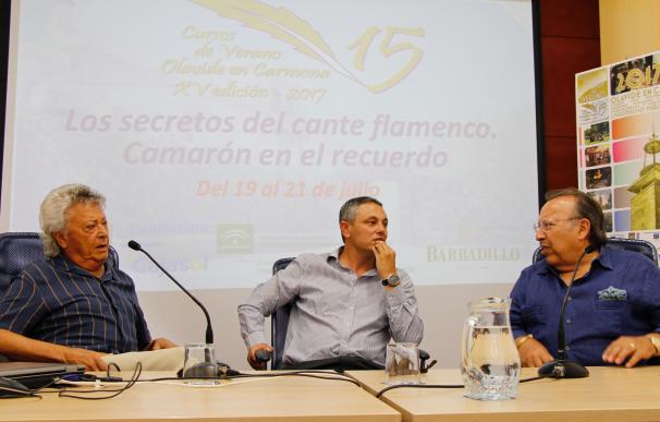 Paco Cepero y Pansequito recuerdan a Camarón en los Cursos de Verano de la UPO en Carmona
