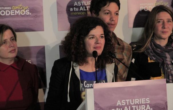 Sofía Castañón (Podemos) defiende el movimiento feminista como ejemplo para impulsar medidas de igualdad real