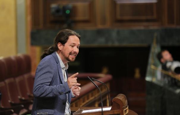 Iglesias compara la actuación de Forcadell en el Parlament con "las prácticas del PP en el Congreso"