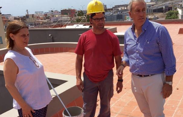 Santa Cruz de Tenerife invierte 79.000 euros en las cubiertas del albergue y una nueva caldera de agua