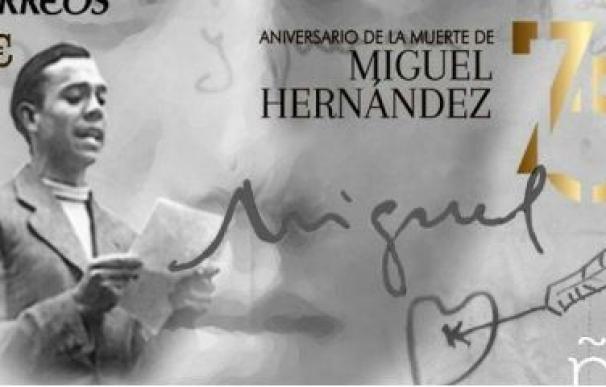 Correos presenta su nuevo sello dedicado al poeta Miguel Hernández