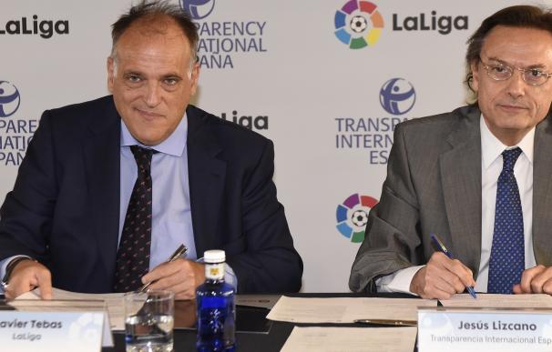 LaLiga firma un convenio de colaboración con Transparencia Internacional