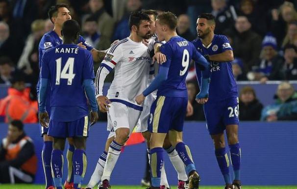 Leicester 2-1 Chelsea: Vardy y Mahrez dejan al Chelsea a un punto del descenso / Getty Images.