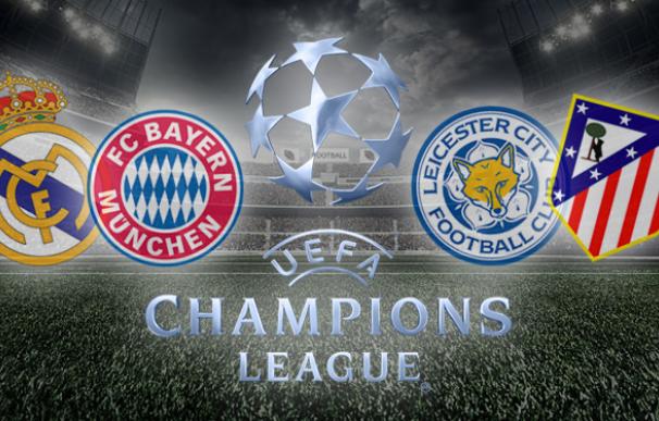 Champions League, en directo: Real Madrid-Bayern y Atlético-Leicester