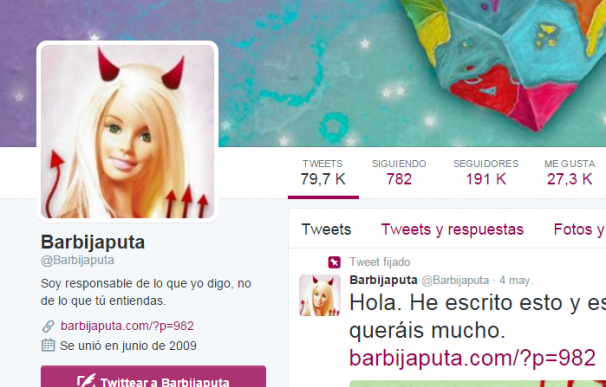 La famosa tuitera @barbijaputa criticó el último artículo de Juan Bosco Martín Algarra