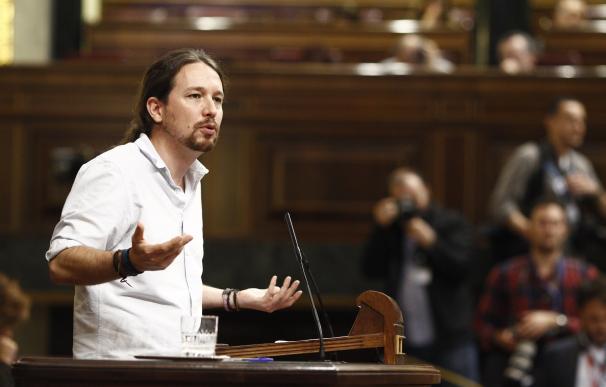 Iglesias critica la "poca vergüenza" e "ignorancia" de Rivera por comparar a Podemos con el "populismo" de Trump