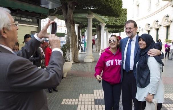 Rajoy expresa su deseo de "seguir resolviendo los problemas de Melilla" otros cuatro años
