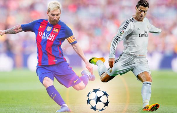Messi, rey del 'hat-trick' en la Champions, pero a la estela de Ronaldo en goles