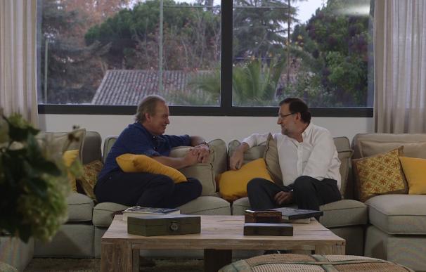 Rajoy y Bertín Osborne en TVE.