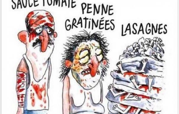 Una viñeta de 'Charlie Hebdó' sobre el terremoto indigna a Italia