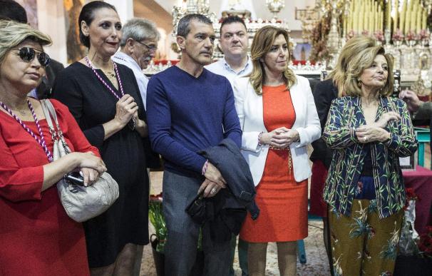 Susana Díaz ha visitado estos días la Semana Santa de Málaga, justo donde ha saltado el escándalo de los cursos de formación.