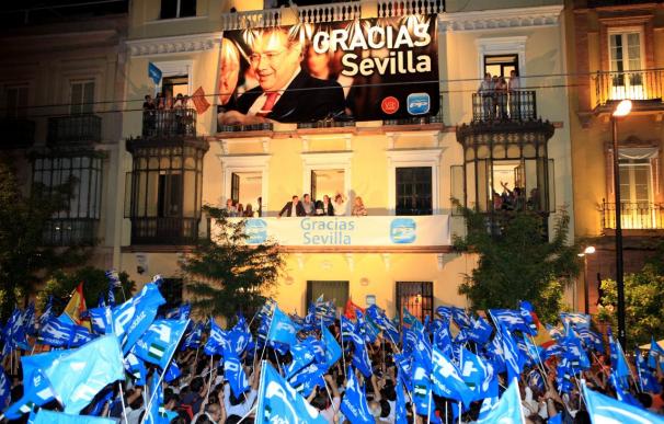 PP gana sus primeras elecciones en Andalucía con 7,2 puntos sobre el PSOE
