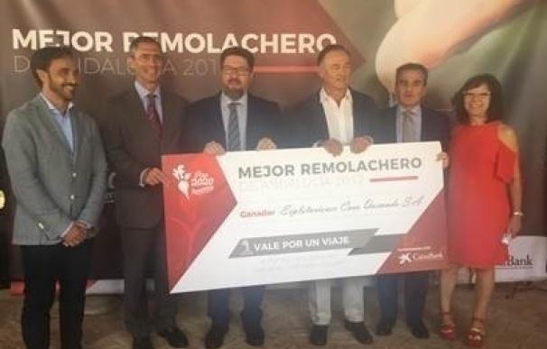 Azucarera y CaixaBank entregan en Jerez el premio al mejor remolachero a Explotaciones Casa Quemada