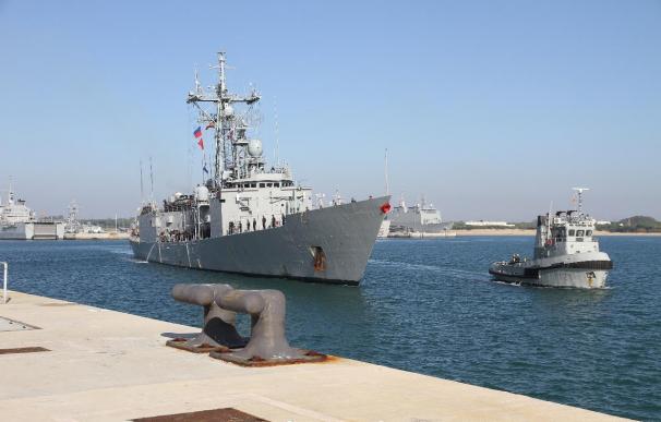 La fragata 'Navarra' regresa a Rota tras participar en la operación 'Atalanta' contra la piratería