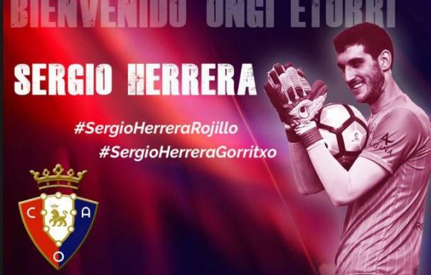 Sergio Herrera, nuevo ídolo del Osasuna