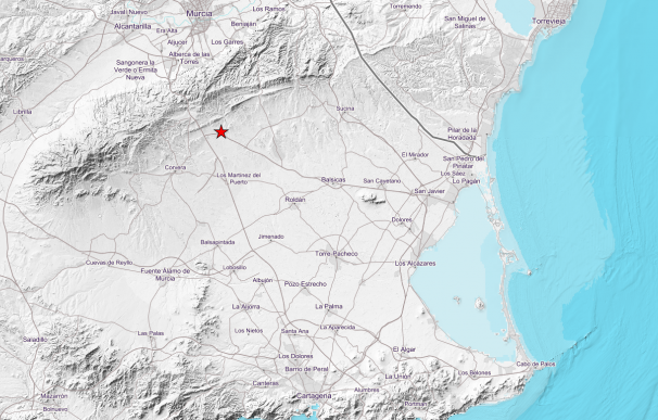 Terremoto leve en Murcia