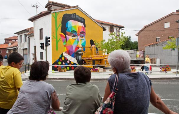 Okuda pintará mañana un mural en un lateral de la antigua Casa de Cultura Sánchez Díaz