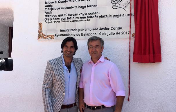 Estepona homenajea al torero Javier Conde por sus 20 años de trayectoria