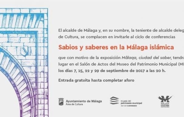 El MUPAM continúa este viernes el ciclo de conferencias 'Sabios y saberes en la Málaga islámica'