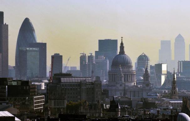Vista general de la City, el barrio financiero de Londres, Reino Unido.