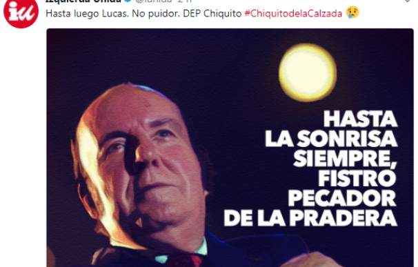 La política y la Casa Real no se olvidan de Chiquito: "Nos harás sonreír siempre"
