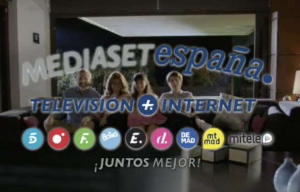 Mediaset anuncio de Internet