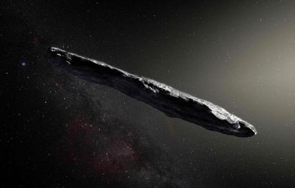 Fotografía de Oumuamua, el objeto de otro sistema solar.
