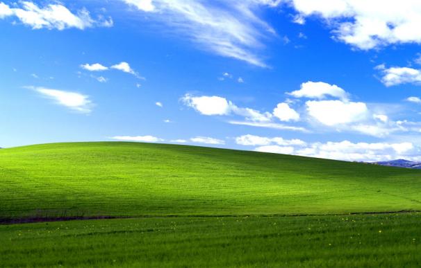 Fotografía de 'Bliss' el wallpaper de Windows XP de Chuck O'Rear.